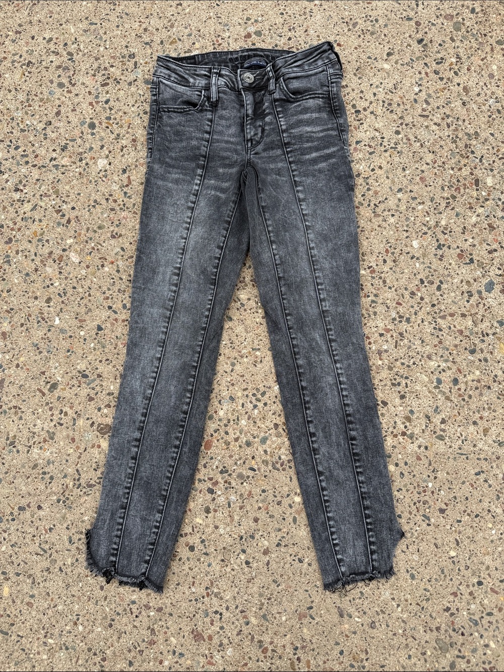 American Eagle front seam skinny denim